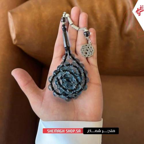 سبحة بكلايت سماوية شفافة