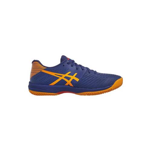 Asics Gel Solution Swift FF Padel Blue Orange Shoes