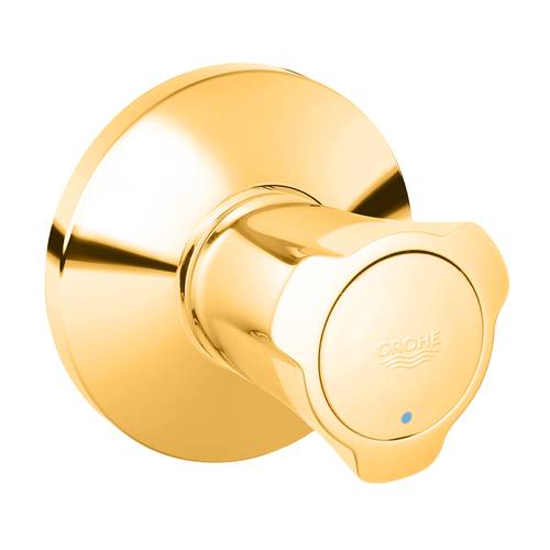 مسكة محبس دفن جروهي ذهبي لامع [GROHE] 