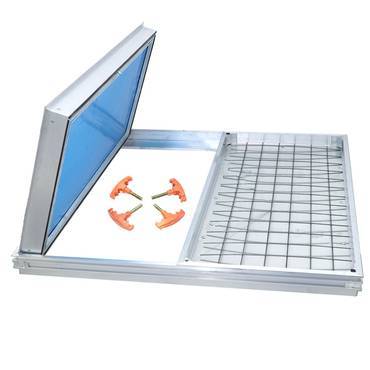 غطاء تفتيش المحضار درفتين - 80×80 سم