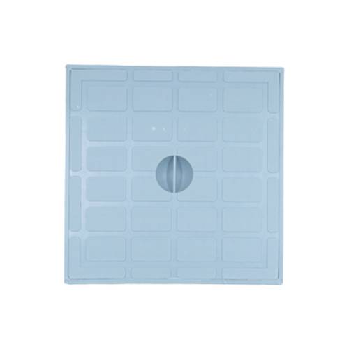 غطاء تفتيش بلاستك رمادى PVC عالي التحمل - 20×20 سم 