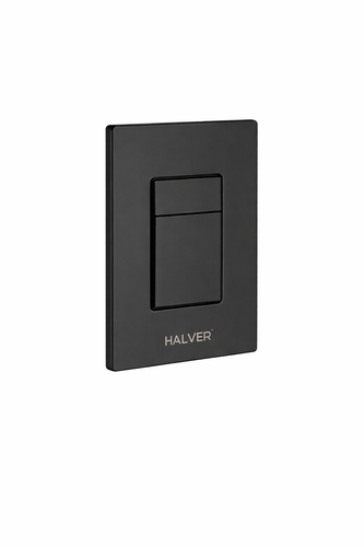 ضغطة سيفون مربع  أسود  HALVER