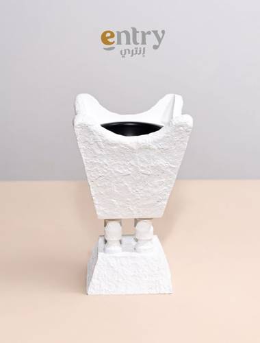 مبخرة حجر أبيض – تصميم نحتي فاخر