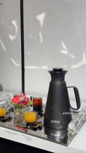 ترمس شاي او قهوة ولجميع المشروبات بسعة ١ لتر اسود
