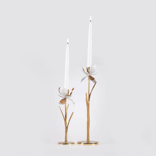 IRIS CANDLE HOLDERS