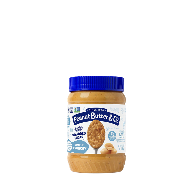 زبدة الفول السوداني " خشنة " بدون سكر مضاف ( Peanut Butter &amp; CO )