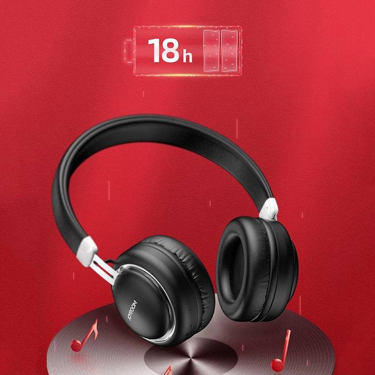 جوي روم سماعة رأس تعمل حتى 18 ساعة | Joyroom Headphone up to 18 hours JR-HL1