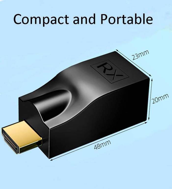 محول HDMI الى ETHERNET RJ45 CAT 6 4K,2K,1080P عالي الوضوح