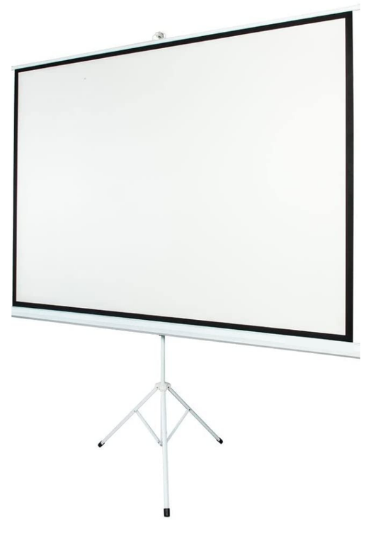 شاشة بروجكتر عرض مع حامل ثلاثى  180×180سم 