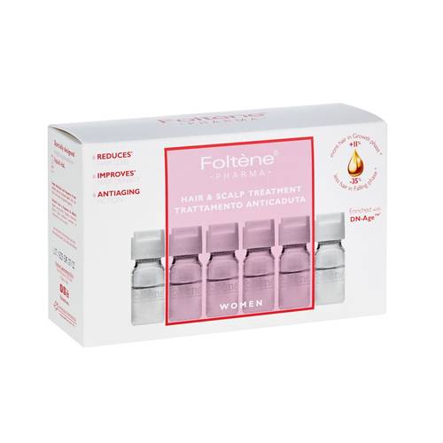FOLTENE HAIR AND SCALP TREATMENT FOR WOMEN 12 AMP * 6 ML
