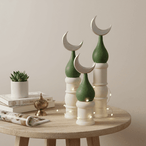  طقم أسلامي  - هلال رمضان 3 قطع   