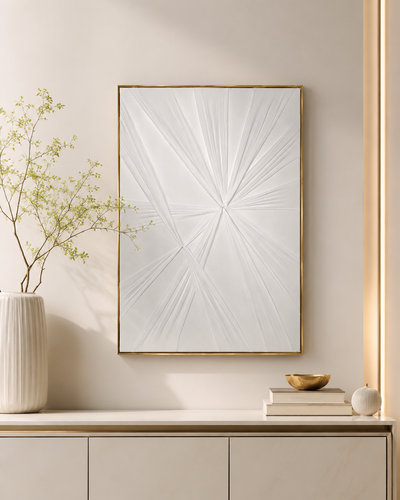 لوحة جدارية بإطار ذهبي مقاس 80 × 120 سم