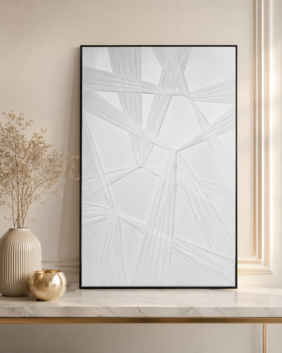 لوحة جدارية بإطار أسود مقاس 80 × 120 سم