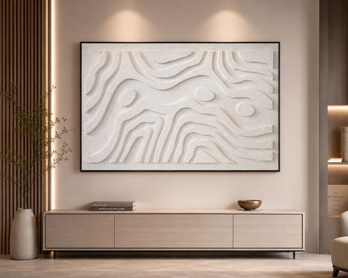 لوحة جدارية بإطار أسود مقاس 100 × 150 سم
