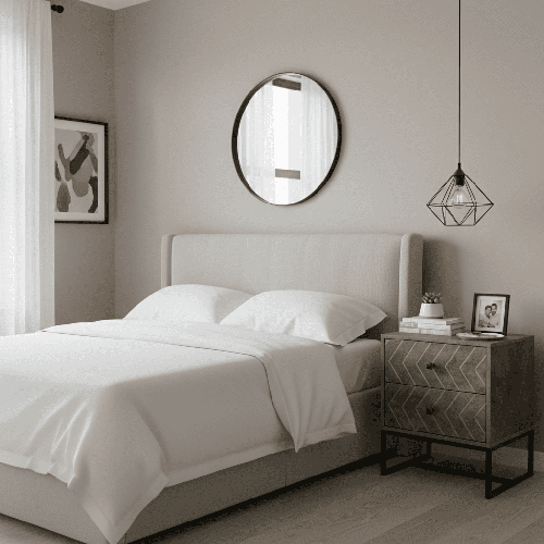 كومودينو خشب رمادي غامق - 40-48-60 سم
