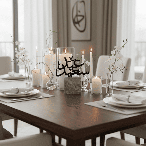 زينة طاولة -عيد سعيد