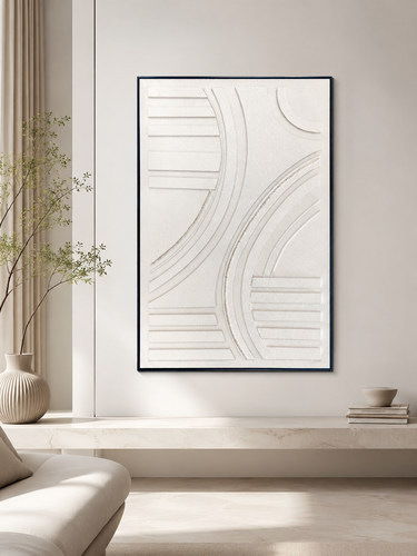 لوحة جدارية بإطار أسود مقاس 100 × 150 سم