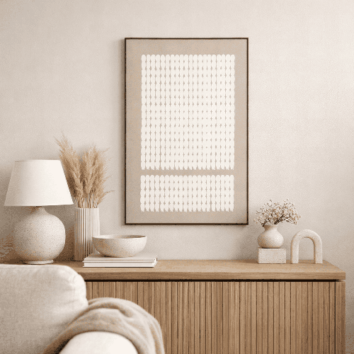 لوحة جدارية بوهيمية مودرن بتصميم أنيق 80-120 سم