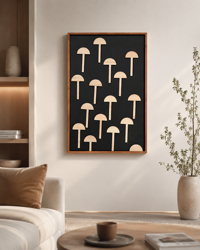 لوحة جدارية بإطار ذهبي مقاس 70 × 140 سم