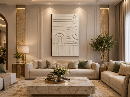 لوحة جدارية بإطار أسود مقاس 100 × 150 سم