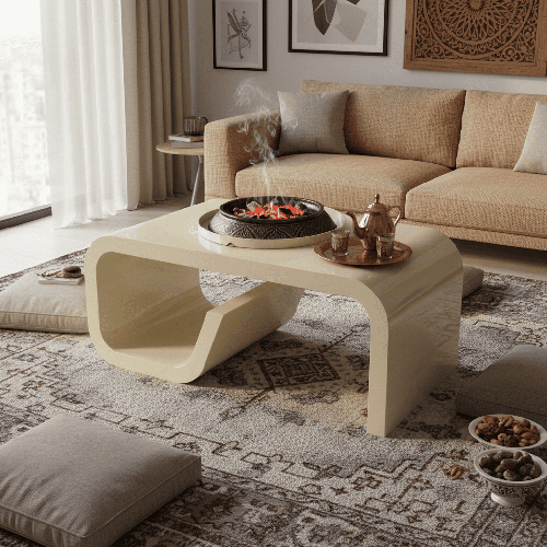 منقل ديكور صاج - 120-50سم