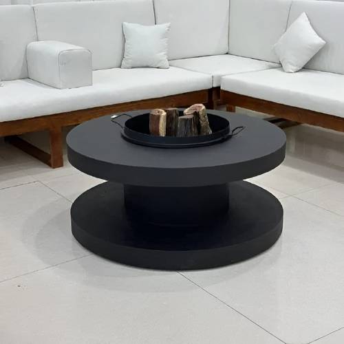 منقل فحم دائري دورين - بديل رخام 90 سم