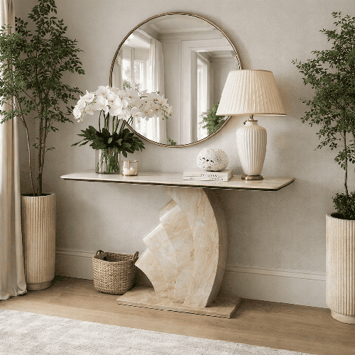 طاولة كنسول استقبال سيراميك 87-40-120سم