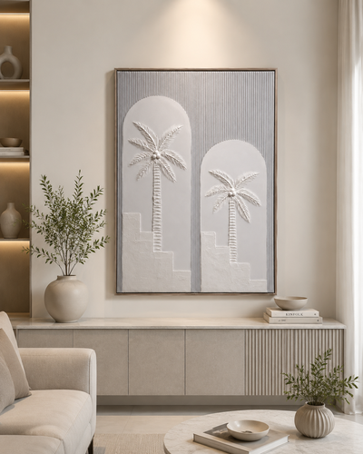 لوحة جدارية بإطار أسود مقاس 120 × 80 سم
