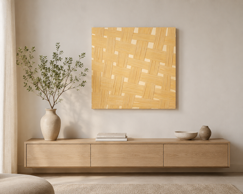 لوحة جدارية بدون إطار مقاس 80 × 80 سم