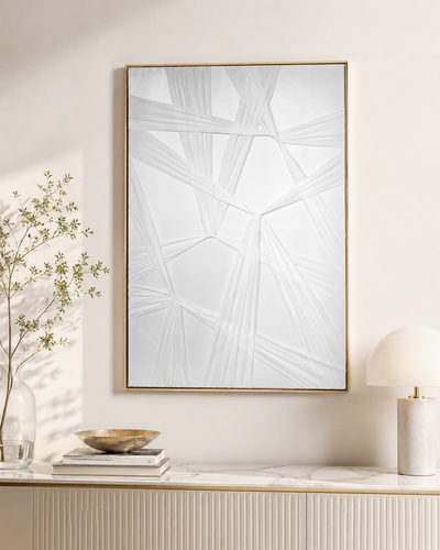 لوحة جدارية بإطار ذهبي مقاس 80 × 120 سم