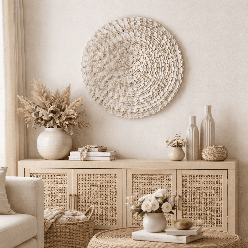 لوحة فنية 3D بتصميم زهرة متفتحة أنيقة 100-100 سم
