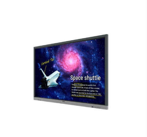 شاشة بينكيو RE6501، 65 بوصة 4K UHD تعليمية، لمس 20 نقطة، EZWrite 5، شاشة مضادة للجراثيم، رعاية العين