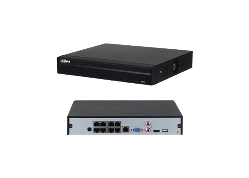 جهاز تسجيل Dahua DHI-NVR4108HS-8P-4KS3 شبكة 8 قنوات 4K AI مع PoE