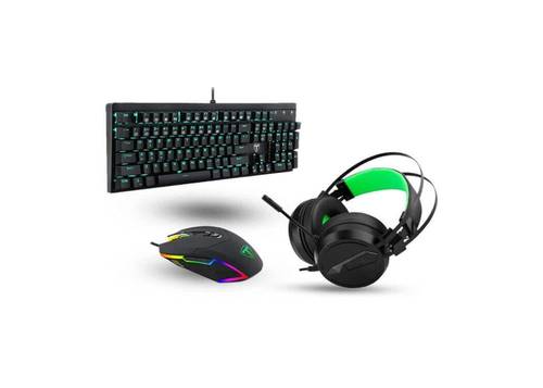 T-Dagger Ural T-RGH202 Gaming Headset with 3.5mm Microphone, USB, Green LED, and High-Quality Audio for an Immersive Gaming Experience
