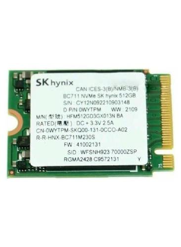 قرص SSD SK Hynix BC711 512GB، M.2 2230 NVMe PCIe Gen3x4، قراءة 1344MB/s، للأجهزة المدمجة والألعاب المحمولة.