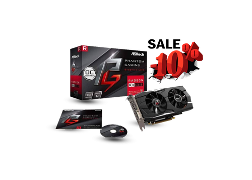 بطاقة رسومات ASRock Radeon RX580 8GB GDDR5