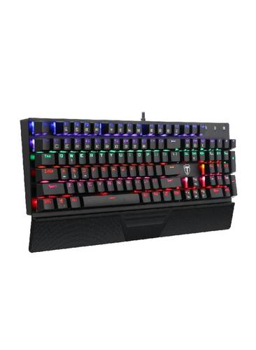 Title: لوحة مفاتيح T-DAGGER Destroyer T-TGK305-G ميكانيكية | إضاءة خلفية RGB | مفاتيح حمراء | ألعاب