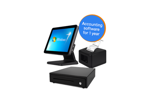 FTTEGO All in One POS System Bundle | 15.6