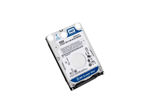 قرص صلب WD Scorpio Blue 500GB، 2.5 بوصة للنوت بوك، أداء عالي، تخزين موثوق للكمبيوتر المحمول