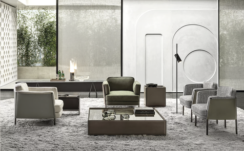 كنب مفرد بتصميم مميز انيق - سكري
