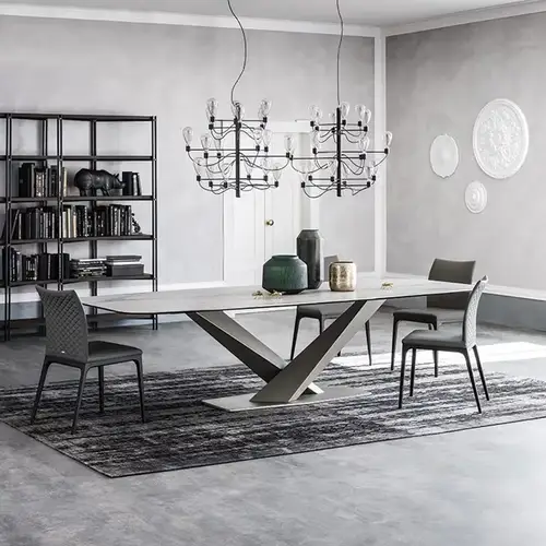 طاوله طعام بتصميم هندسي