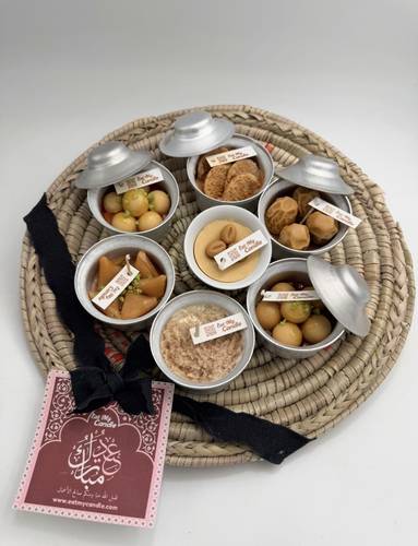 توزيعات العيد شموع القدور ميني