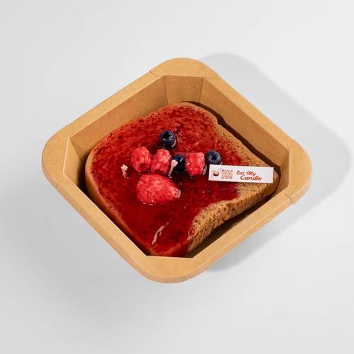 Berry Jam Toast Candle