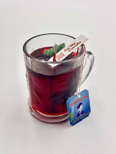 Red Tea Candle