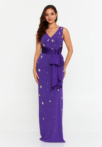 Purple crystal dress