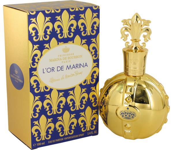 香水(女性用) L'Or De Marina De Bourbon 100ml Marina de Bourbon L'Or de Marina Eau de Parfum 100ml