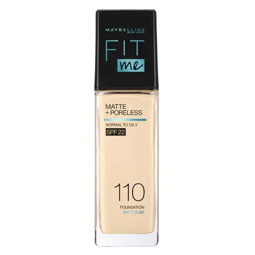 ميبيلين فيت مي كريم أساس مات + بورليس SPF22 - رقم 110
