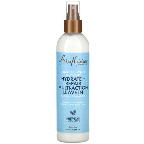 Shea Moisture, Hydrate + Repair Multi-Action Leave-In Conditioner, Manuka Honey & Yogurt, 8 fl oz (237 ml)