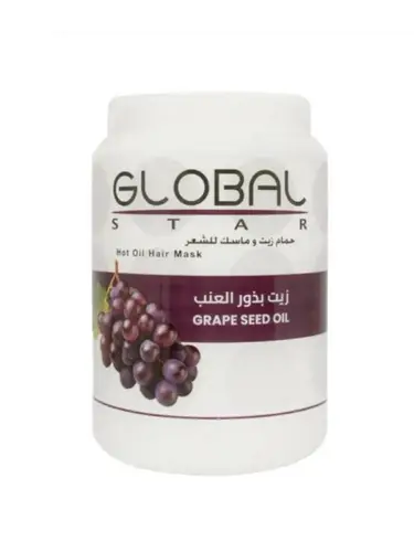 جلوبال ستار ماسك وحمام زيت بذور عنب - 1.5 L
