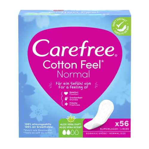 كيرفري ملمس القطن العادي برائحة الصبار (56 قطعة)